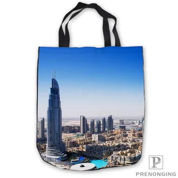 

Custom Canvas dubai_burjdubai Tote Shoulder Shopping Bag Casual Beach HandBag Daily Use Foldable Canvas #180713-03-26.