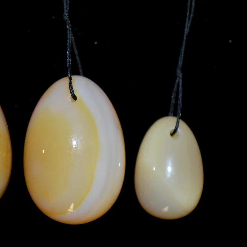 Natural Agate jade egg for Kegel Exercise 3pcs in one sets pelvic floor muscles vaginal exercise postpartum recovery yoni ben wa Natural Agate jade egg for Kegel Exercise 3pcs in one sets pelvic floor muscles vaginal exercise postpartum recovery yoni ben wa
