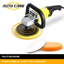 1200 W Auto Lucidatore Variabile Velocità di 3000 rpm 180 millimetri Auto Vernice Cura Strumento di Lucidatura Macchina Levigatrice 220 V M14 elettrico Lucidatrice