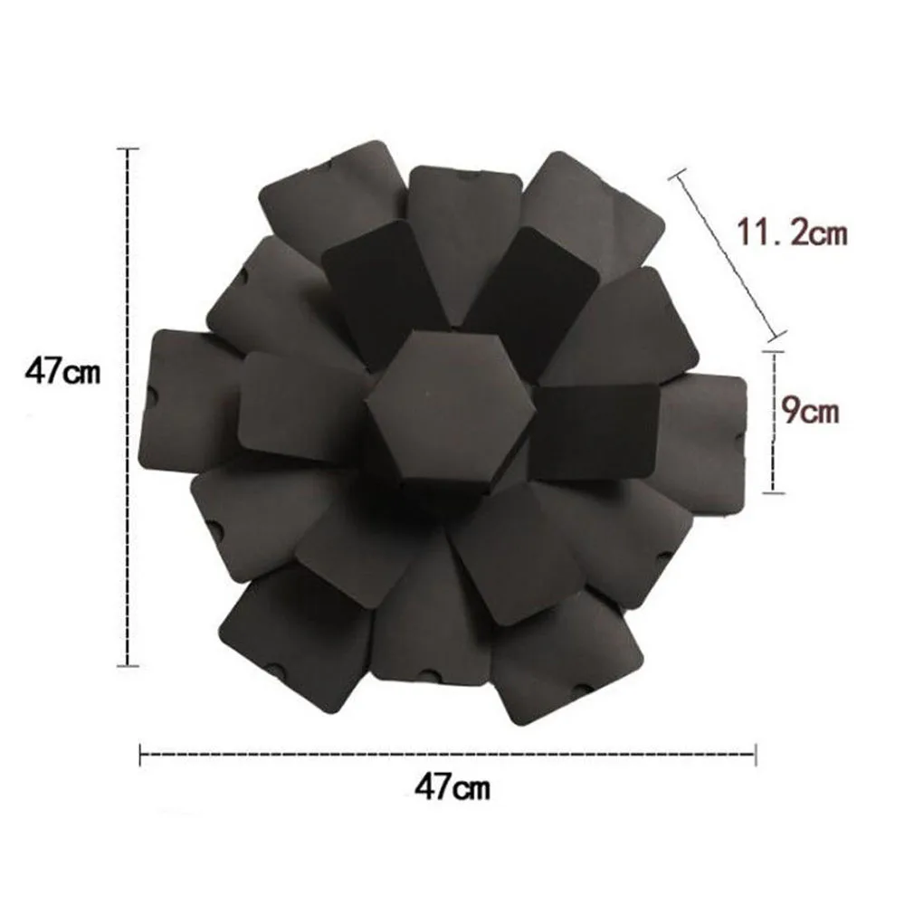 Шестигранник 5 Слои 6 двухсторонняя взрыв Подарочная коробка инновационные DIY Фотоальбом Бумага 1 шт