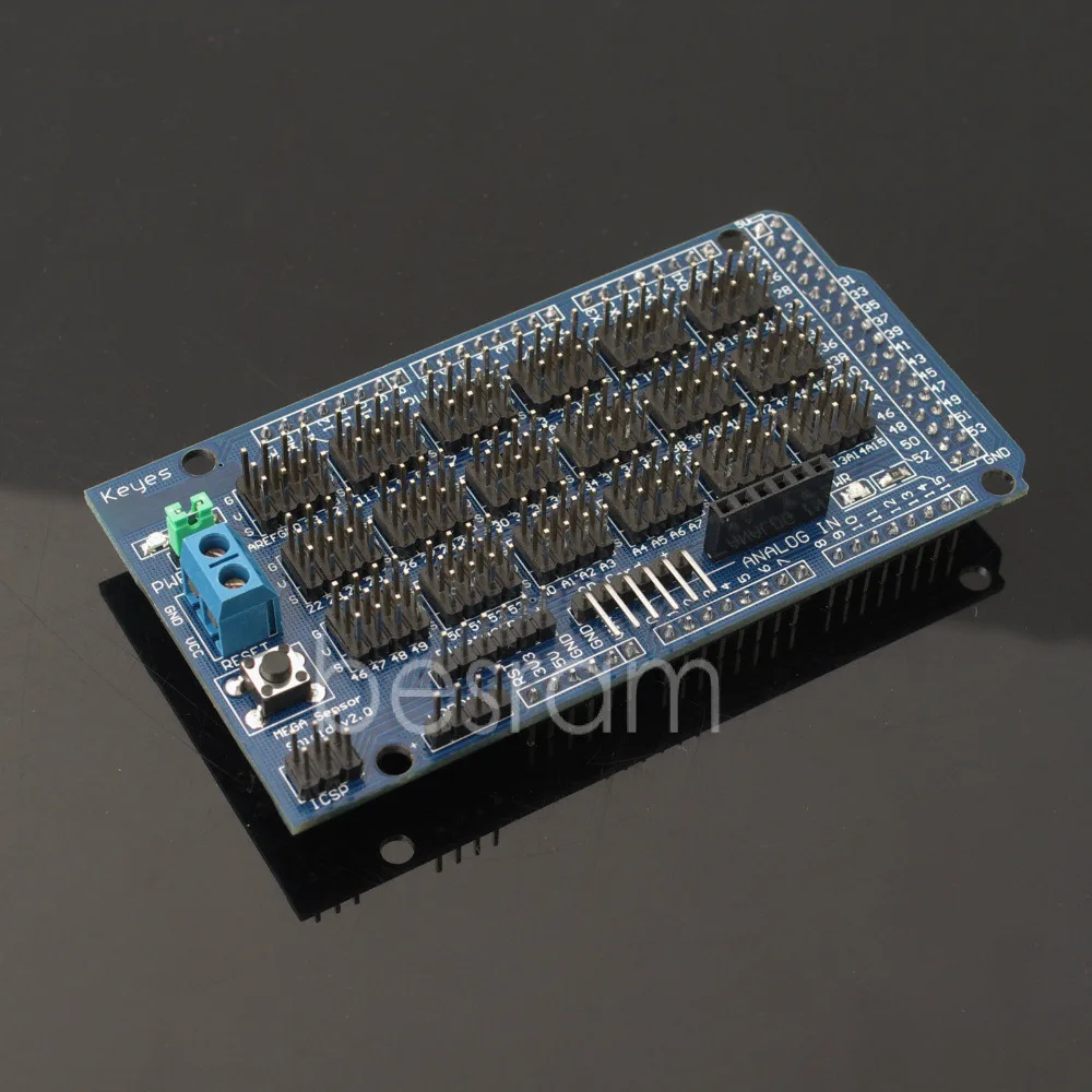 12 шт. Мега 2560 1280 R3 датчик щит для Arduino с открытым исходным кодом ATmega8u2 ATMEL AVR