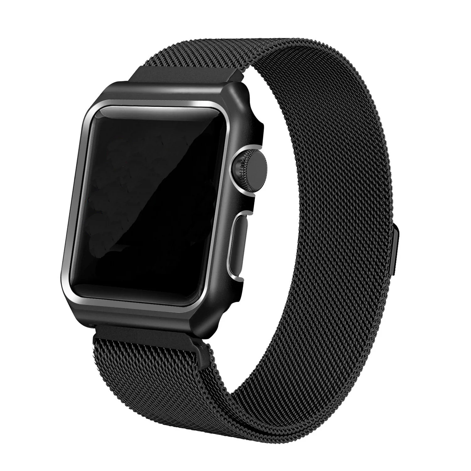 Миланский ремешок+ чехол для Apple Watch 42 мм, 38 мм, 44 мм, 40 мм, браслет из нержавеющей стали, наручные Ремешки для наручных часов iwatch 4 3 2 1