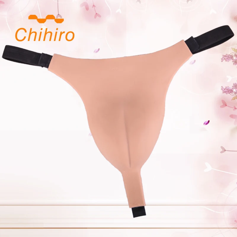 Chihiro силиконовые искусственные искусственная вагина t образные брюки Camel Toe