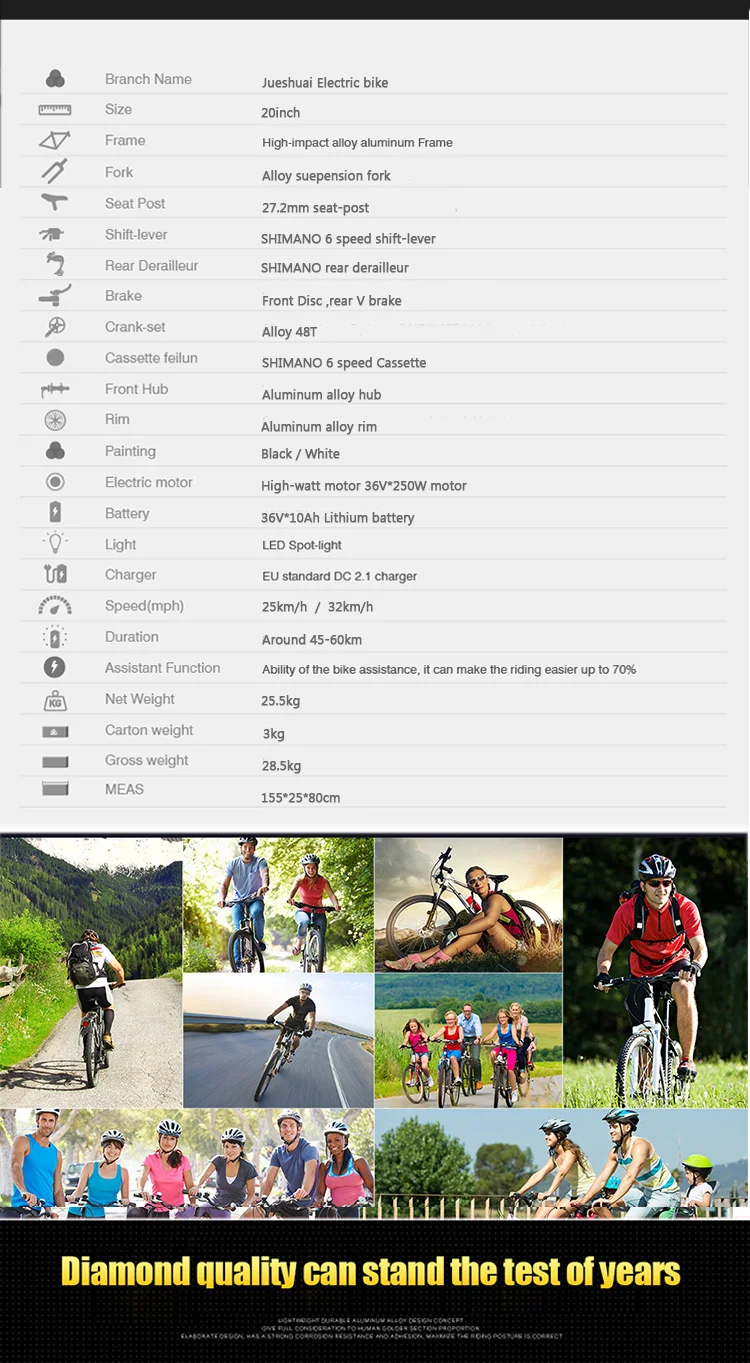 Sale 20 inch Electric Bicycle Folding Ebike 36V 250W Rear hub Motor Wheel with 36v 10ah Lithium Battery LED Controller E-bike 4