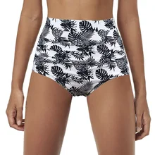 Сексуальные одноцветные бикини с высокой талией, женские купальники, регулируемые трусики, бразильский купальник, трусики, нижнее белье, стринги, купальный костюм