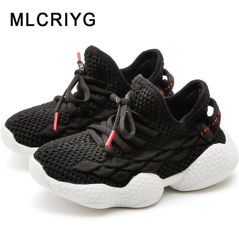 

Autumn Kids Slip On Sport Sneakers Children Mesh Shoes Baby Girls Casual Sneakers Boys Brand Shoes Black Chunky Sneakers Trainer