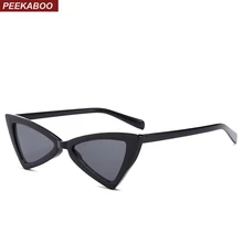 Peekaboo красные треугольные солнечные очки Женские кошачий глаз винтажные черные леопардовые дешевые солнцезащитные очки с бабочкой женские подарок на год