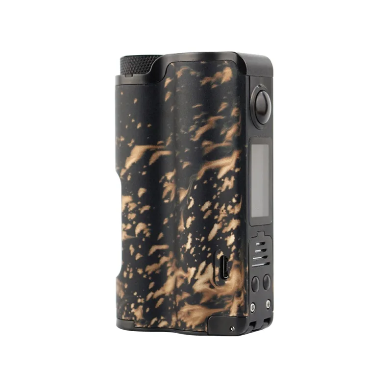 DOVPO Topside 90 Вт Топ заполняющий TC Squonk мод с 10 мл большой Squonk бутылка и 0,96 дюймовый OLED экран - Цвет: Black Gold