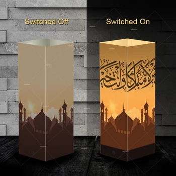 

Shadow night lights design warm white lighting Indian taj mahal pattern creative room decor ideal festival gift for kids friend