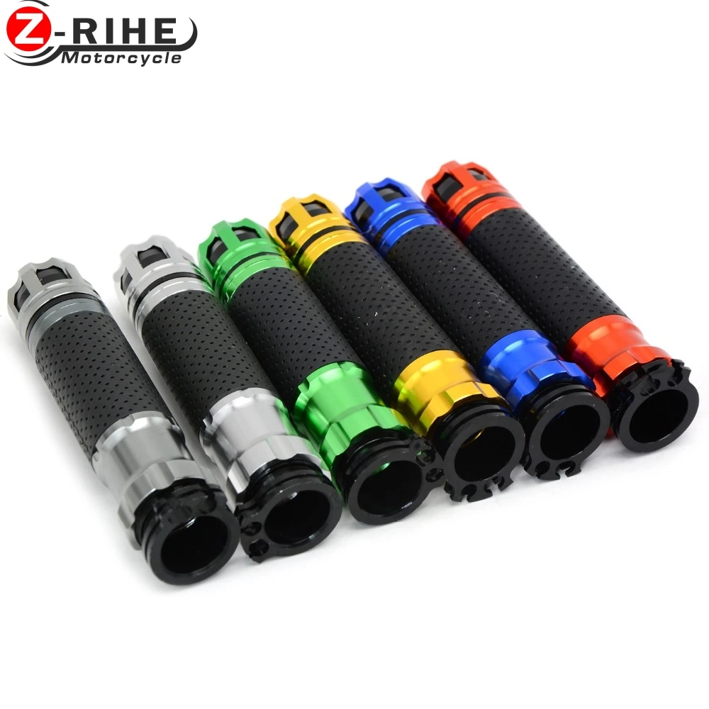 Universal Motorcycle Handlebars Grips Motocross Dirt Bike Cafe Racer