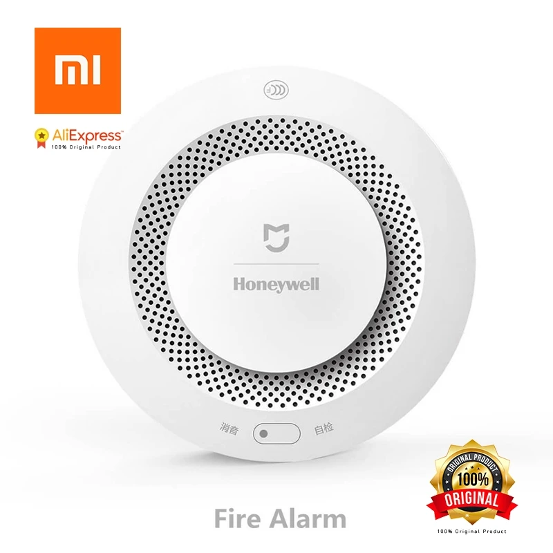 

Xiaomi Mijia Honeywell Fire Alarm Detector Original Audible Visual Smoke Sensor Remote Mi Home APP Smart Control