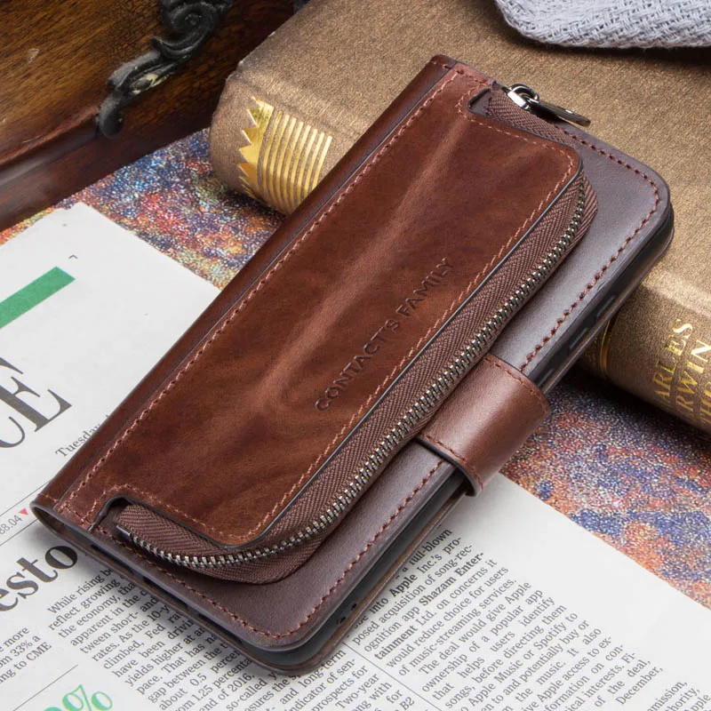 For Huawei P20 Tactile Elegant Genuine Leather Case With Hand Strap Wallet Case For Huawei P20 Back Protective Cover Coque cute huawei phone cases Cases For Huawei