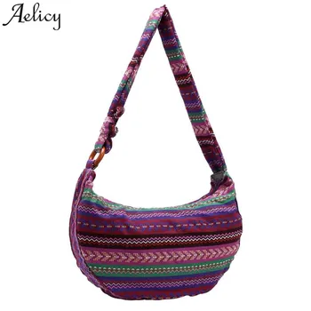 

Aelicy Ladies Messenger Bag Canvas Floral Folk-Custom Cloth Girls HandBag Printing crossbody bags for women 2020 bolsa feminina