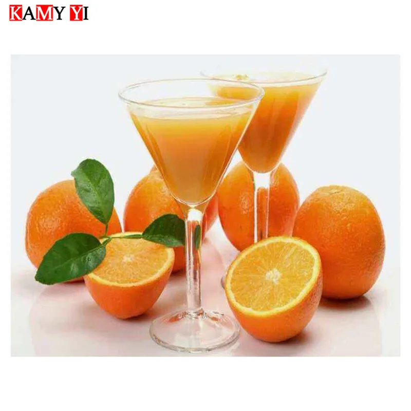 KAMY YI Full Square/Round Drill 5D DIY Diamond Painting&quotOrange&quotMosaic Stitch Embroidery Home Decor Gift HYY | Дом и сад