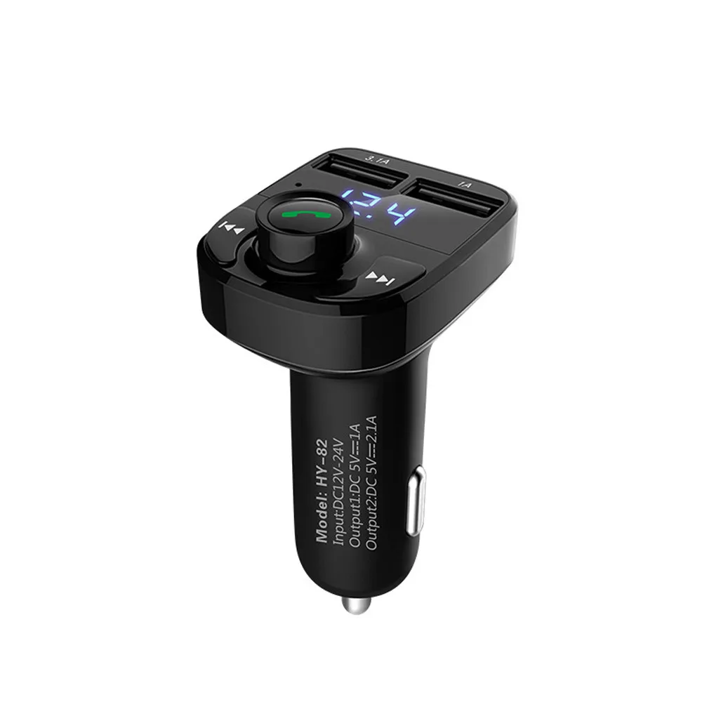 Высококачественный Bluetooth автомобильный комплект MP3-плеер fm-передатчик беспроводной радио адаптер USB зарядное устройство встроенный умный микрофон 57