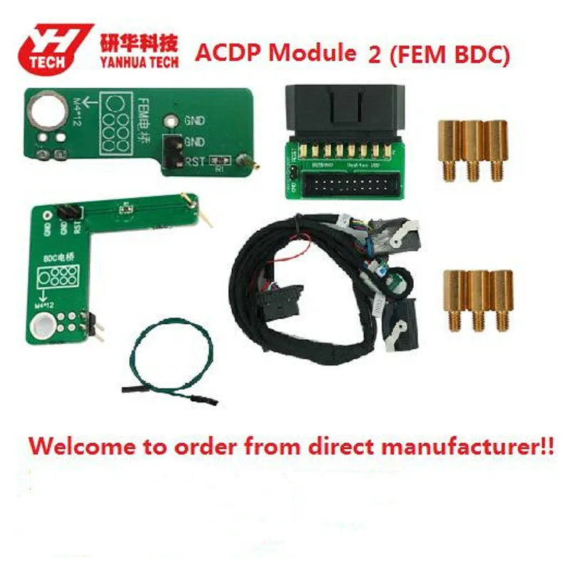 Yanhua мини ACDP с модулем 1/2/3 для BMW CAS2 \ CA3 \ CA3+ \ CAS4 \ CAS4+ FEM BDC Ключевые программы не код все ключ-lost