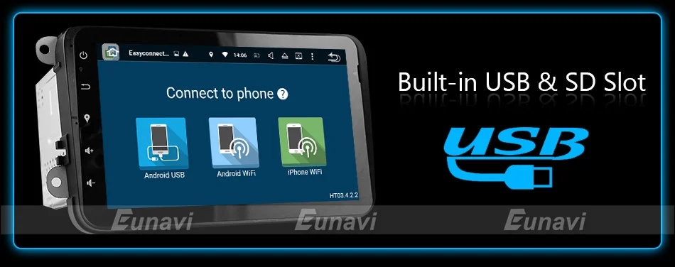 Eunavi 2 din 8 ''Android 9,0 Восьмиядерный автомобильный dvd-плеер gps Navi для VW Golf MK6 5 Polo Jetta Tiguan Passat B6 5 CC Skoda Touran