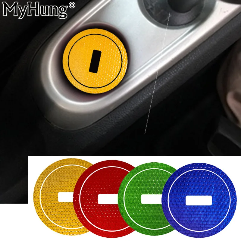

Key Lock Keyhole Ring Sticker For Mercedes Benz Smart Fortwo Glue Lgnition Decoration Ring Decorative Reflective Stickers