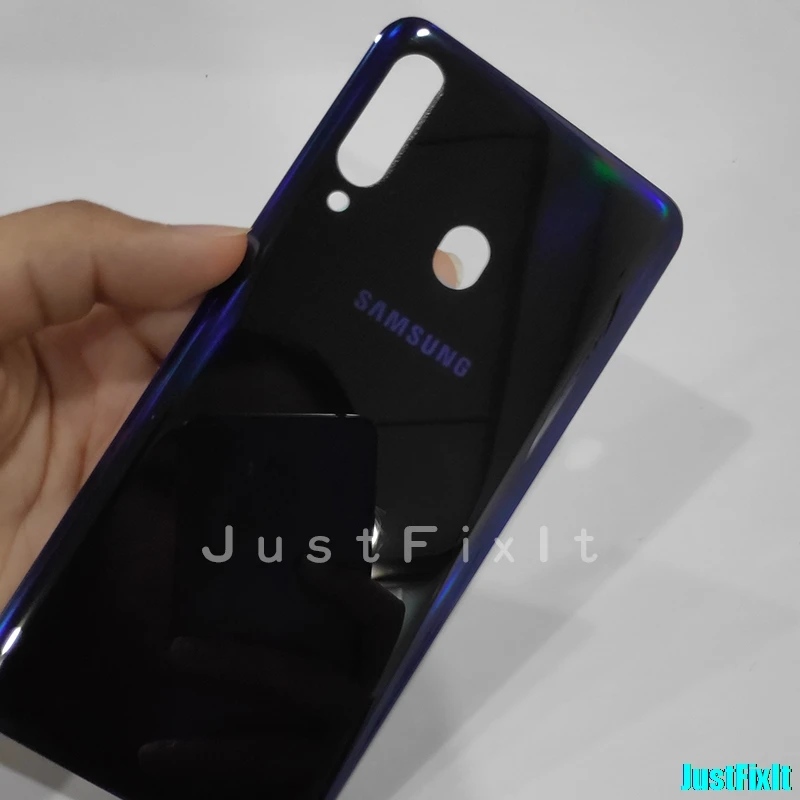 Замените крышку аккумулятора для SAMSUNG Galaxy A60 SM-A605F A605 SM-A605F задняя крышка батарейного отсека дверной чехол для задней части телефона