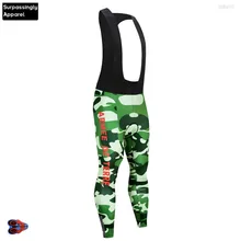 Камуфляжная команда Велоспорт нагрудник брюки мужские длинные велосипедные 16D гелевые мягкие брюки Pro велосипедный дышащий детский нагрудник брюки весна осень