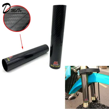 Motorcycle 45-52MM Adjustable Carbon Fiber Front Fork Shock Cover Guard For EXC SX XC XCF XCW XCFW 125 150 250 350 450 530