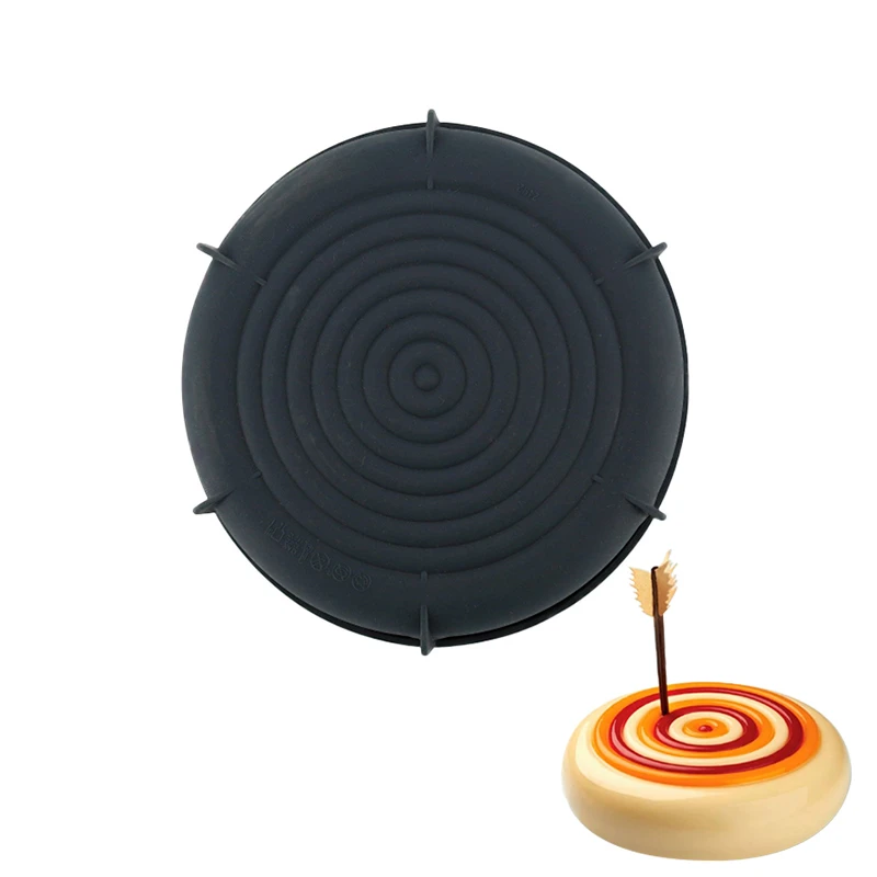 

3D Silicone Target Mold For Baking Pan For Cake Pan Mousse Chocolate Brownie Bakeware Cake Decorating Tools Accessories