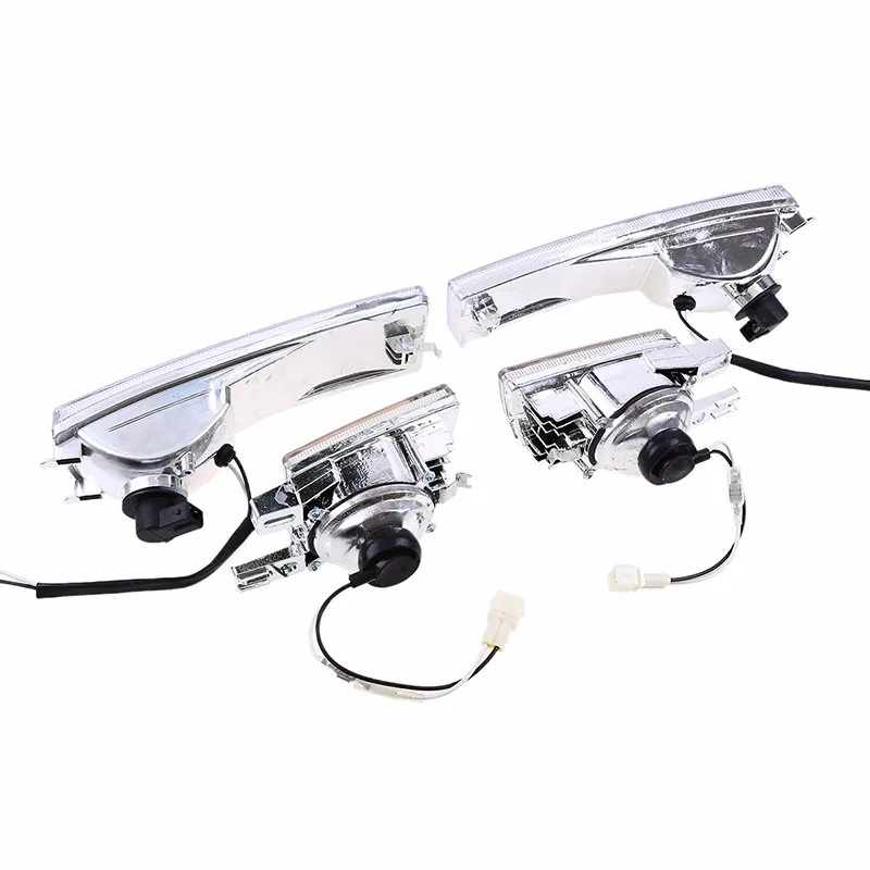 POSSBAY прозрачные линзы переднего бампера противотуманные фары сигнальные лампы для VW Jetta 1993 1994 1995 1996 1997 1998 только модели для Соединенного Королевства