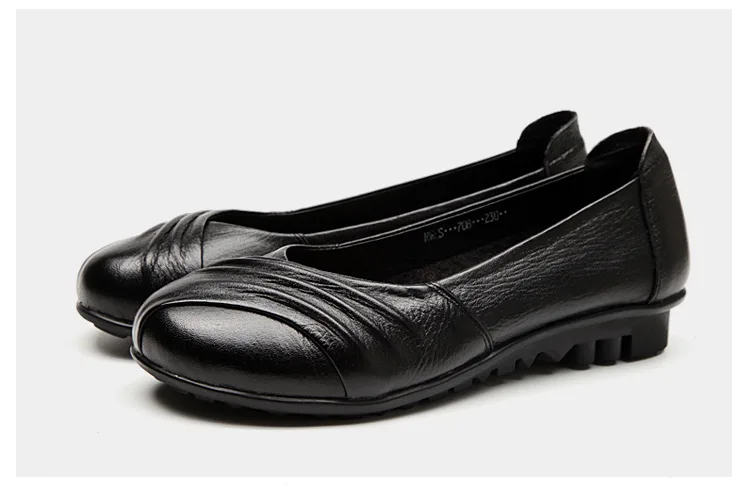 708 г. Новые модные весенние женские тонкие туфли с закрытым носком, обувь ручной работы из воловьей кожи, женская обувь