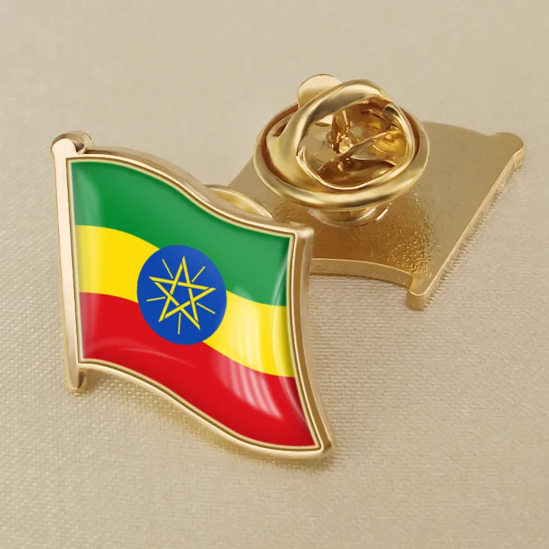 

Ethiopia Single Flag Lapel Pins