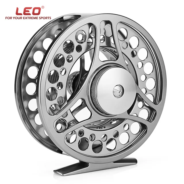 Cheap LEO FGK95 2 + 1 Ball Bearing Full Metal Spool Fly Fishing Reel Aluminum Alloy Wheel for Fish Accessory