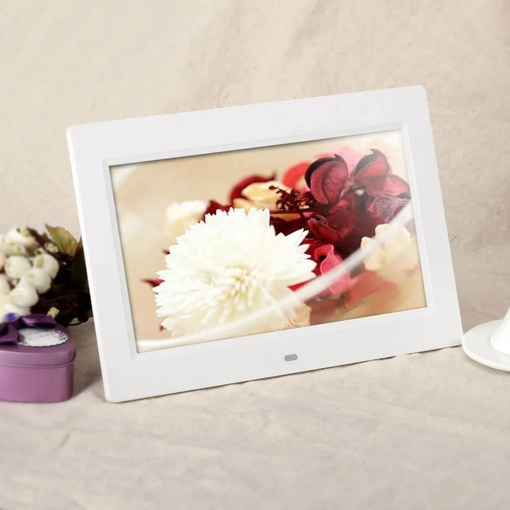 

1pc Picture Frame10.1" HD TFT-LCD 1024*600 Digital Photo Frame Alarm Clock MP3 MP4 Movie Player with Remote Desktop