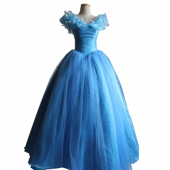 

2017 Cinderella Dress Adult Cinderella Cosplay Costume Adult Cinderella Costume
