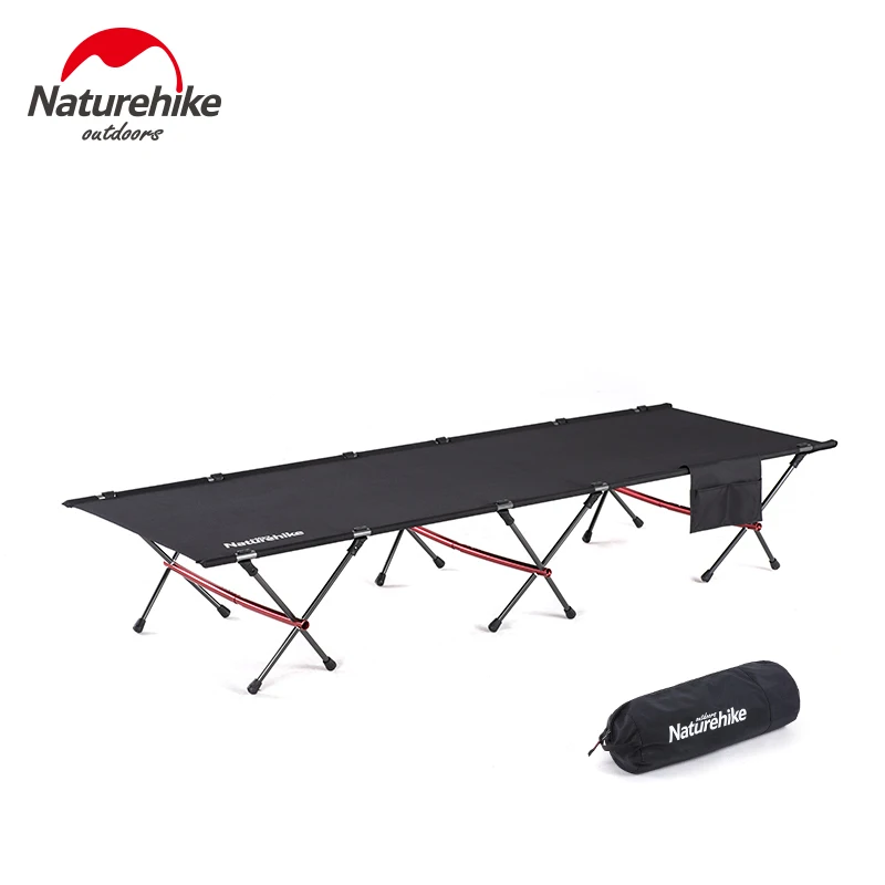 

Naturehike 2019 New Design High Strength Outdoor Ultralight Camping Folding Cot Indoor Storage Rest Bed For Sleeping Relaxing