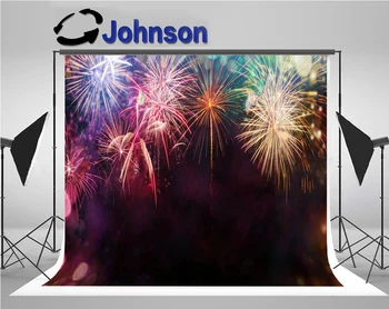 

party backdrops Vinyl cloth High quality Computer print Colored Firework Space photo studio background