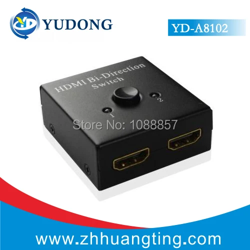HDMI 2 Ports Bi direction manual switch 2 Port 2x1 HDMI