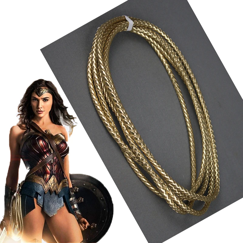 Wonder Woman Lasso of Truth Принцесса Диана косплей реквизит веревка из полиуретана 6 мм