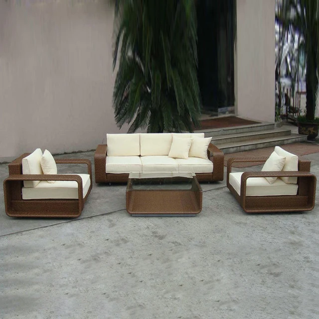 4 Pcs Pe New Design Garden Rattan Sofa Patio Furntiure Pastism 4 Pcs Pe New Design Garden Rattan Sofa Patio Furntiure Pastism Home Indoor Outdoor For Living Room