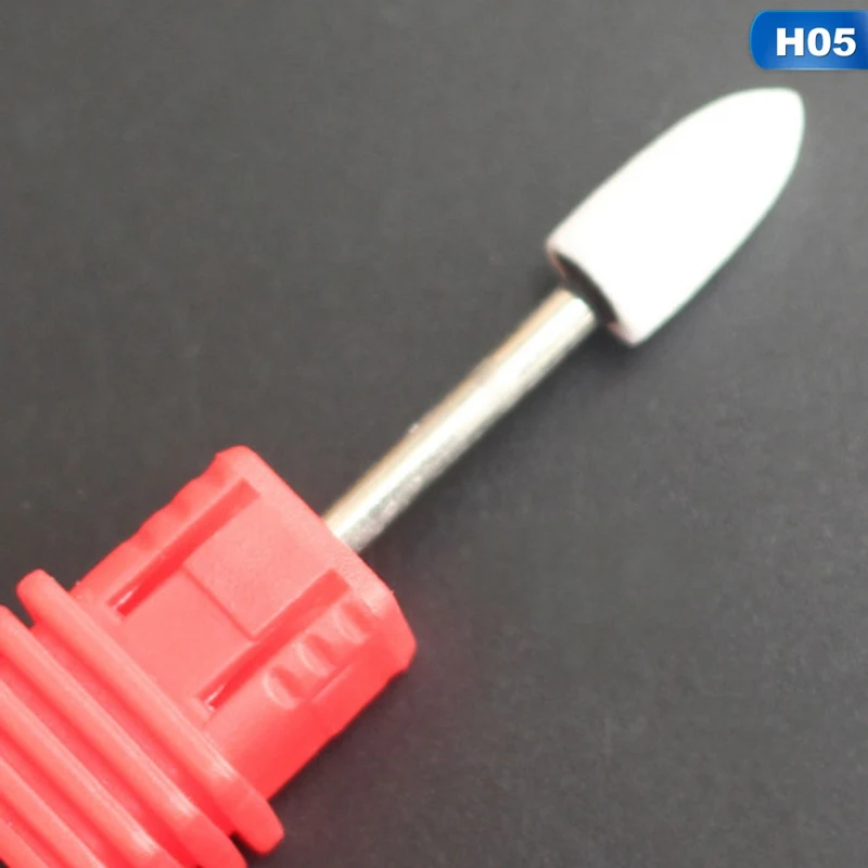 1 шт. керамический камень дрель для ногтей Электрический Маникюрный станок аксессуары инструменты - Цвет: 05