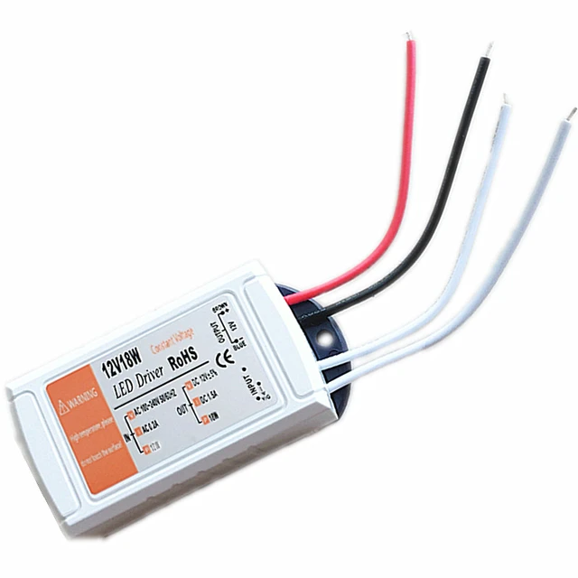 10pcs/lot DC 12V 18W Power Supply LED Driver Adapter Transformer Switch For  LED Strip LED Lights