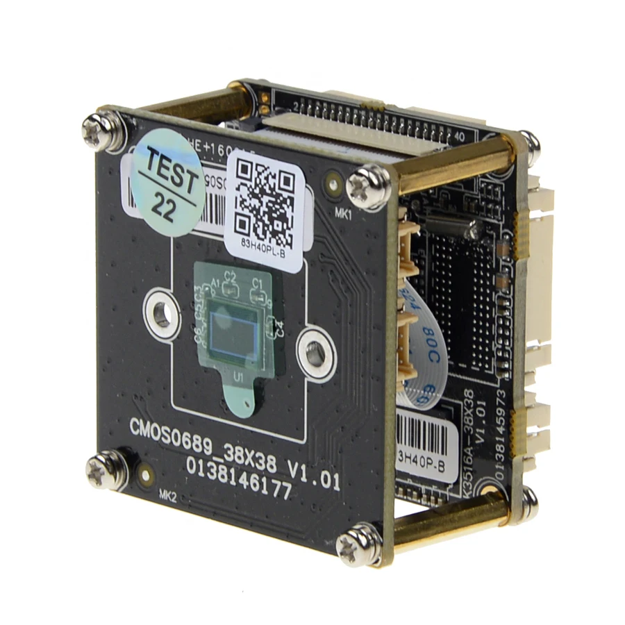 

H.265/H.264 4MP IP Camera PC Board Module HI3516D + OV4689 CMOS 1/3" Sensor ONVIF 4.0 Megapixel CCTV Camera Mainly Chipset