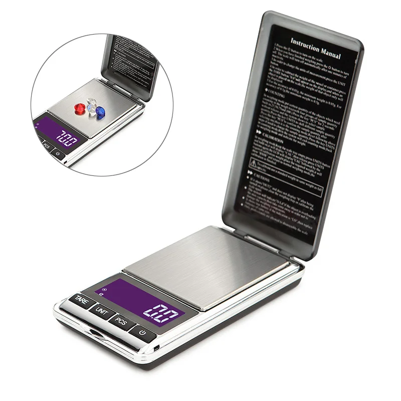 

0.01g/0.1g Mini Precision Digital Scales for Gold Sterling Silver Scale Jewelry Weight Scales E2S
