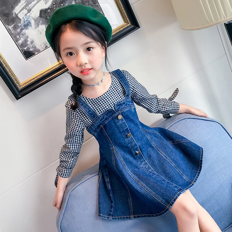 jeans dress for girl