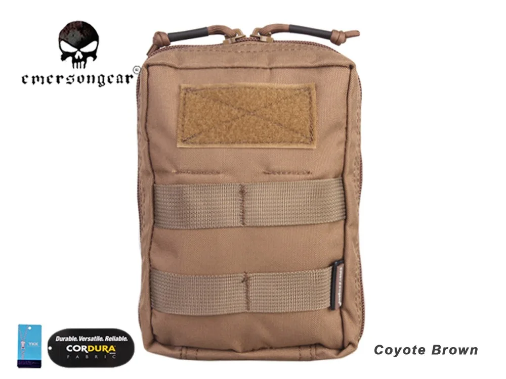 Emersongear 18*12,5*7 см Универсальный Чехол Molle Военная нейлоновая Боевая Экипировка EM9287 мультикам черный