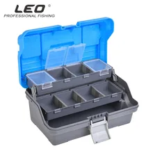 LEO большой многоцелевой рыболовные снасти Box Kit синий рыболовные принадлежности приманки коробка оборудование Pesca