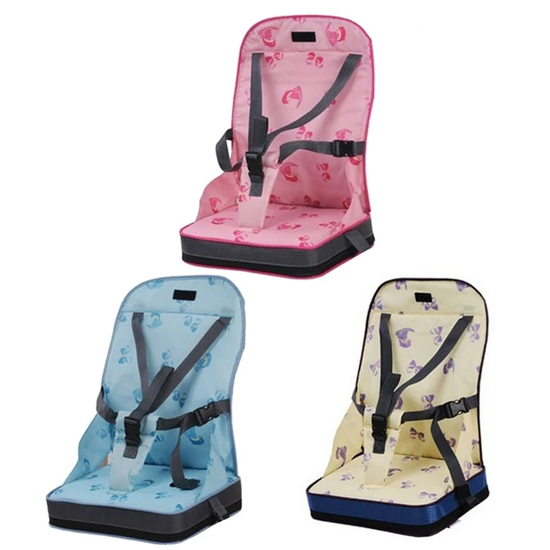Us 13 64 9 Off Baby Dining Chair Bag Portable Seat Oxford Water Proof Fabric Infant Travel Foldable Safety Belt Feeding High In Booster