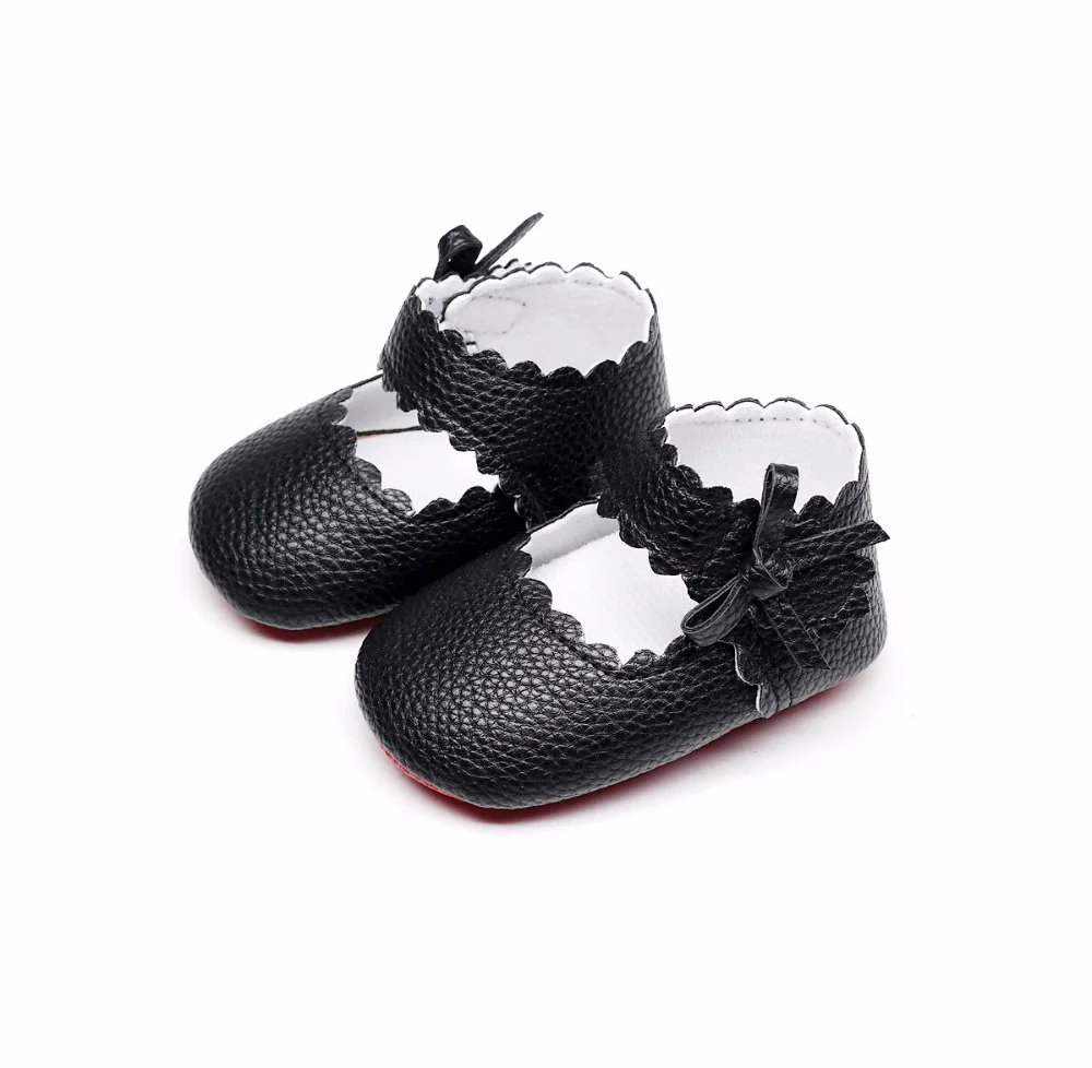 ARLONEET/Новые однотонные тонкие туфли для малышей; повседневная обувь с бантом для девочек; обувь с мягкой подошвой для начинающих ходить; обувь для девочек от 0 до 18 месяцев; Прямая поставка; 30S46