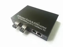 SFP 10/100/1000 м 2x Волокно + 2xRJ45 Волокно коммутатор неуправляемый 10/100/1000 Мбит/с ethernet Волокно переключатель multimodedual Волокно 850 nmlc