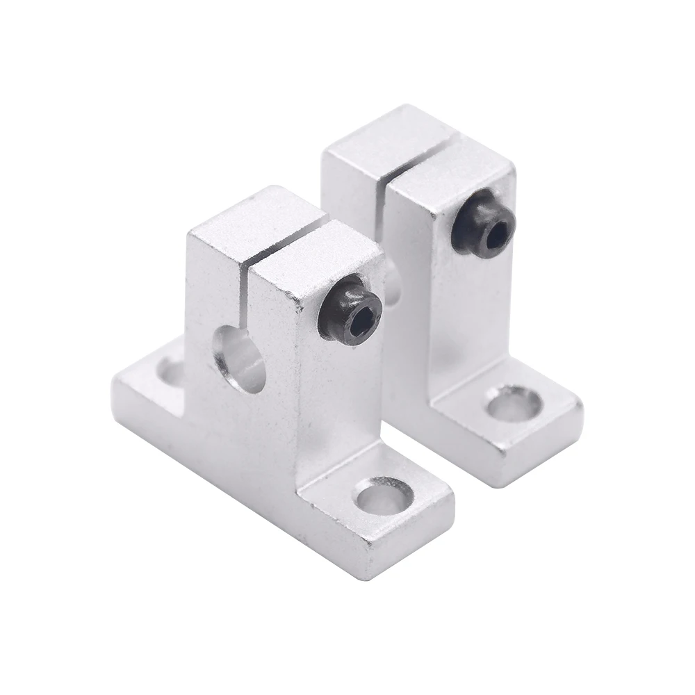4 قطعة/الوحدة SK10 10 ملليمتر الخطي تحمل السكك الحديدية رمح دعم XYZ الجدول CNC راوتر SH10A