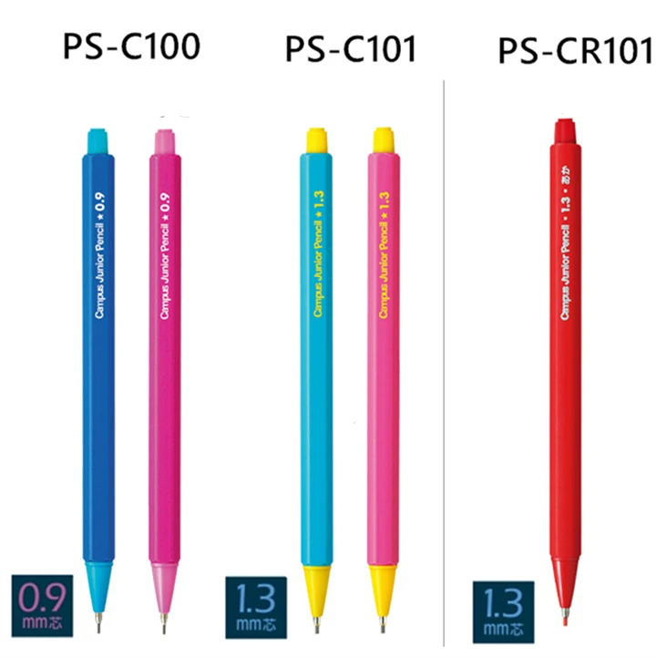Japan KOKUYO автоматические карандаши для письма инструменты 0,7/0,9/1,3 мм Красочные автоматические инструменты для письма для школьников учеников Suppilies