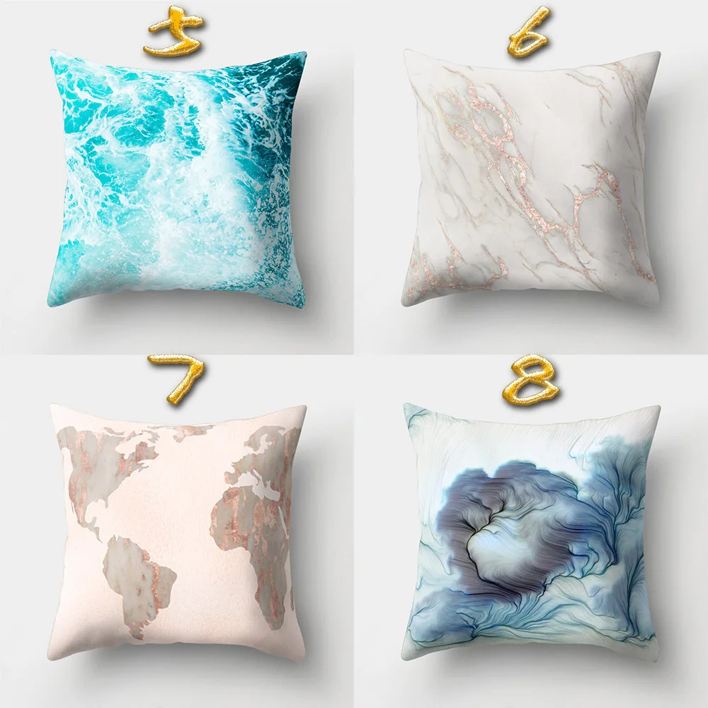 square Office pillow case stripes hold pillowcase to map peach skin creative home sofa pillowcase 45*45cm PP41
